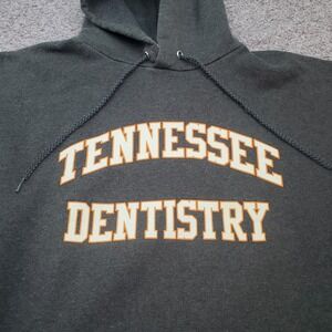 Tennessee Dentistry Dental Volunteers Vols Hoodie Sweatshirt Size Large Gray